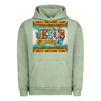 Pigment Oil Green jesus saves tumbler Urban Hoodie - HRA Design Shop
