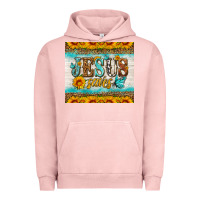 Pigment Salmon jesus saves tumbler Urban Hoodie - HRA Design Shop