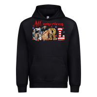 Black All American girl with cowgirl Urban Hoodie - Neo Western