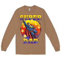 Toasted Coconut super dad Long Sleeve Tee - BarkalooDesign