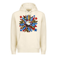 Tofu American flag sunflower Premium Hoodie - Neo Western