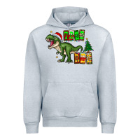 Heather Grey tree rex Urban Hoodie - CowhideDigitalArt