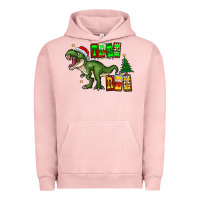 Pigment Salmon tree rex Urban Hoodie - CowhideDigitalArt
