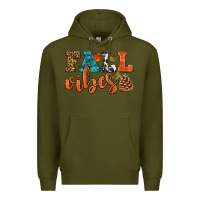 Army Green fall vibes Premium Hoodie - HRA Design Shop