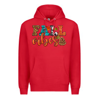 Red fall vibes Premium Hoodie - HRA Design Shop