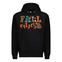Black fall vibes Premium Hoodie - HRA Design Shop