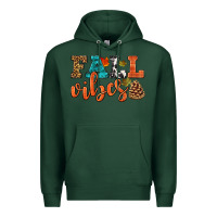 Sports Green fall vibes Premium Hoodie - HRA Design Shop