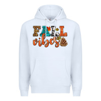 White fall vibes Premium Hoodie - HRA Design Shop