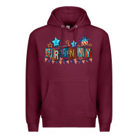 Burgundy American Granny 4th of july Premium Hoodie - CowGirlArtShop
