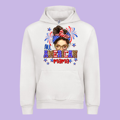 All American Mama Urban Hoodie Designed By Neo Western