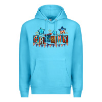 Ocean Blue American Granny 4th of july Premium Hoodie - CowGirlArtShop