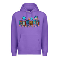 Purple American Granny 4th of july Premium Hoodie - CowGirlArtShop