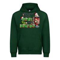 Forest Green when your  dead insıde but is christmas Urban Hoodie - CowhideDigitalArt