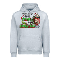 Heather Grey when your  dead insıde but is christmas Urban Hoodie - CowhideDigitalArt
