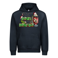 Navy when your  dead insıde but is christmas Urban Hoodie - CowhideDigitalArt