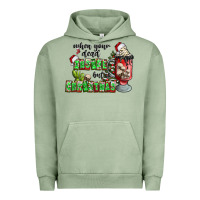Pigment Oil Green when your  dead insıde but is christmas Urban Hoodie - CowhideDigitalArt