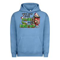 Pigment Pebble Blue when your  dead insıde but is christmas Urban Hoodie - CowhideDigitalArt