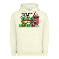Pigment Pistachio when your  dead insıde but is christmas Urban Hoodie - CowhideDigitalArt