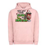 Pigment Salmon when your  dead insıde but is christmas Urban Hoodie - CowhideDigitalArt