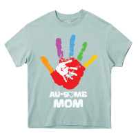 Arona LIL Autism Mom Heavy Core Tee - CowhideDigitalArt
