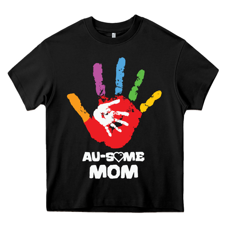 Lil Autism Mom Heavy Core Tee by CowhideDigitalArt | Teevron