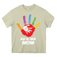 Mossy LIL Autism Mom Heavy Core Tee - CowhideDigitalArt