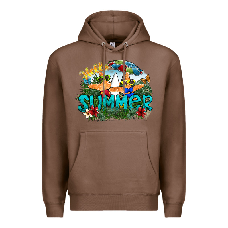 Hello Summer Premium Hoodie by SublimationCraftShop | Teevron