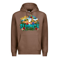 Chestnut hello summer Premium Hoodie - SublimationCraftShop