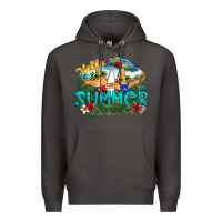 Smoke hello summer Premium Hoodie - SublimationCraftShop