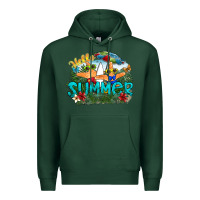 Sports Green hello summer Premium Hoodie - SublimationCraftShop