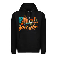 Black fall is my favorite Premium Hoodie - HRA Design Shop