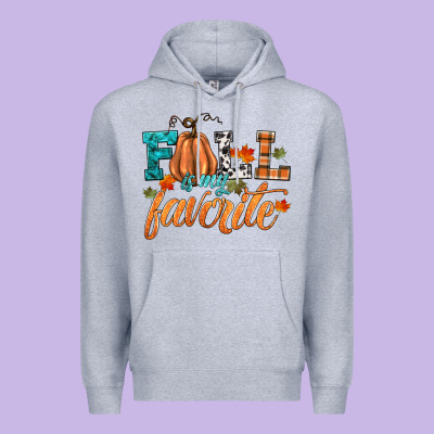 Fall Is My Favorite Premium Hoodie Designed By Hra Design Shop