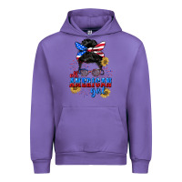 Tulip All American girl 4th of July Urban Hoodie - CowGirlArtShop