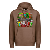 Chestnut merry christmas yall Premium Hoodie - CowhideDigitalArt