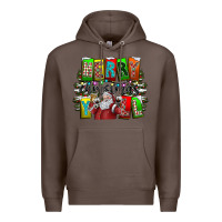 Coffee merry christmas yall Premium Hoodie - CowhideDigitalArt
