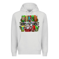 Dove Grey merry christmas yall Premium Hoodie - CowhideDigitalArt