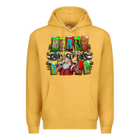 Mustard merry christmas yall Premium Hoodie - CowhideDigitalArt