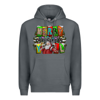 Rock merry christmas yall Premium Hoodie - CowhideDigitalArt