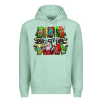 Seafoam merry christmas yall Premium Hoodie - CowhideDigitalArt