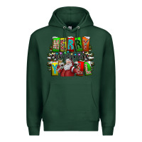 Sports Green merry christmas yall Premium Hoodie - CowhideDigitalArt
