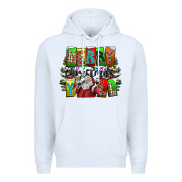White merry christmas yall Premium Hoodie - CowhideDigitalArt