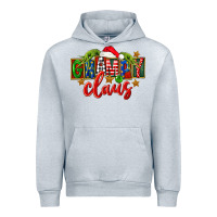 Heather Grey Christmas grampy claus Urban Hoodie - FaDigitalArtStudio