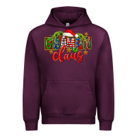 Mauve Wine Christmas grampy claus Urban Hoodie - FaDigitalArtStudio