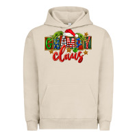 Pigment French Oak Christmas grampy claus Urban Hoodie - FaDigitalArtStudio