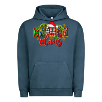 Pigment Midnight Navy Christmas grampy claus Urban Hoodie - FaDigitalArtStudio
