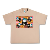 Burro Baby panda flowers Urban Heavy Tee - Artiststas