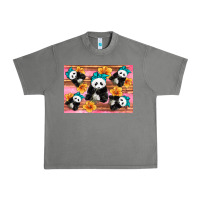 Tornado Baby panda flowers Urban Heavy Tee - Artiststas