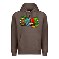 Coffee oh holy night Premium Hoodie - CowhideDigitalArt