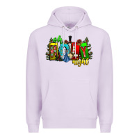 Lilac oh holy night Premium Hoodie - CowhideDigitalArt