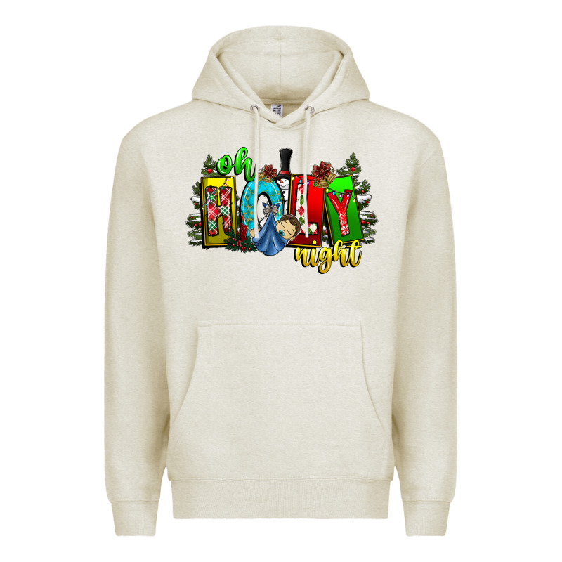 Oh Holy Night Premium Hoodie by CowhideDigitalArt | Teevron